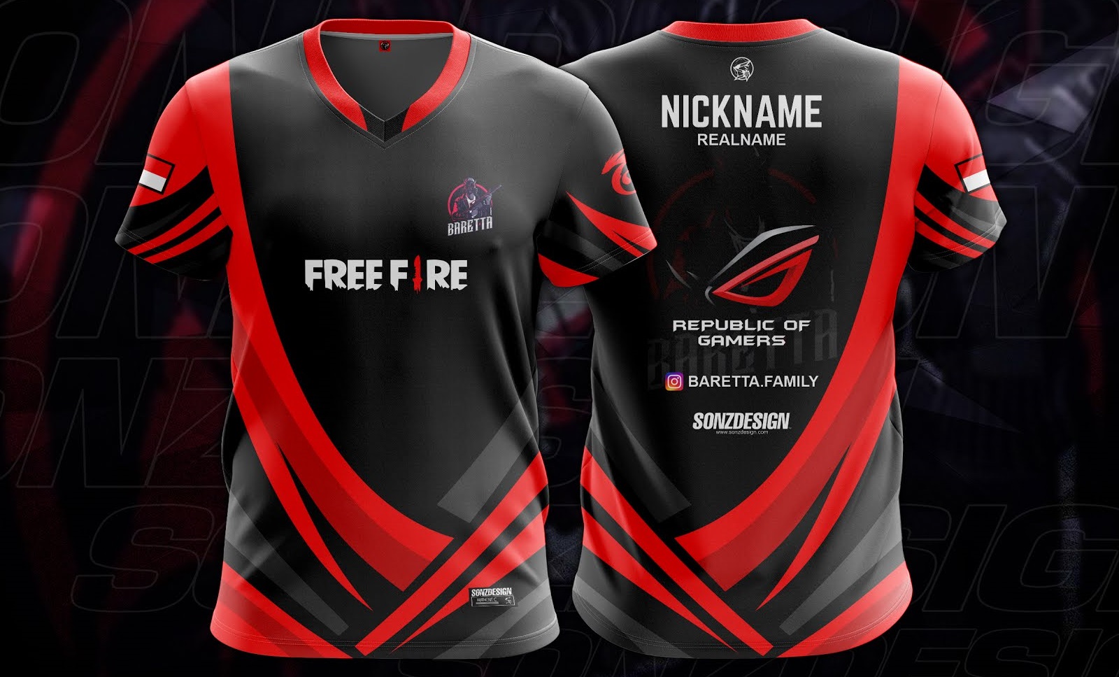 Jersey Free Fire